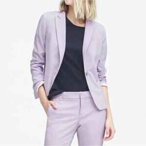Banana Republic Italian Wool Lavender Blazer